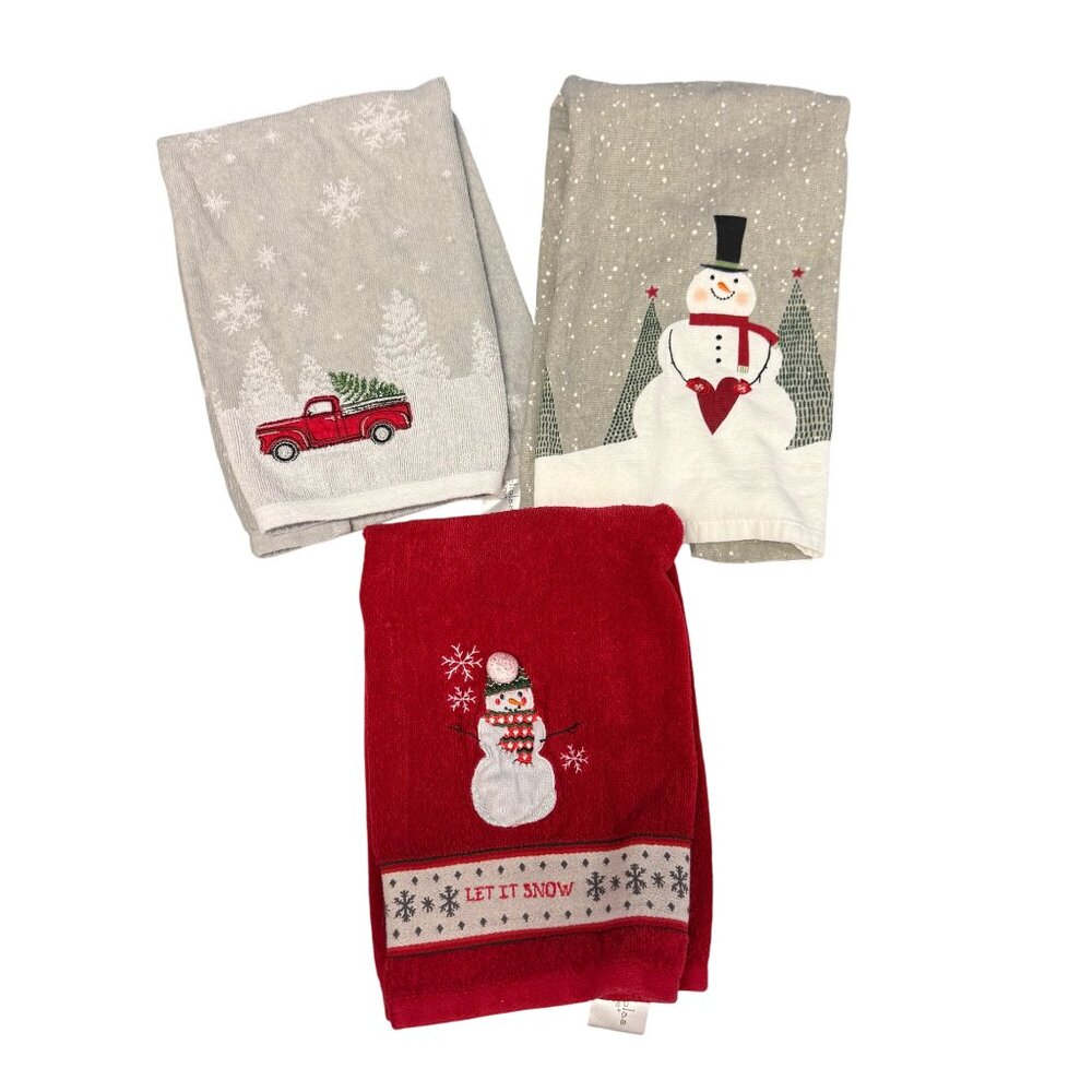 St Nicholas Christmas Kitchen Towel Set Of 3
